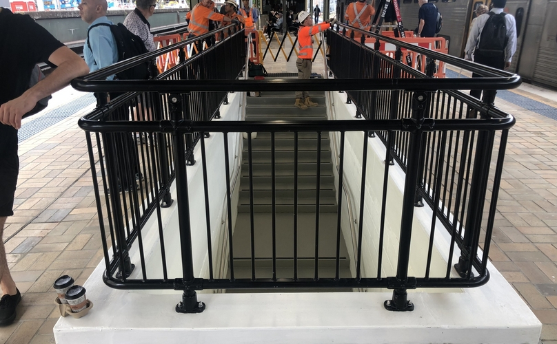 Moddex Handrails in Sydney Central Station Top Image