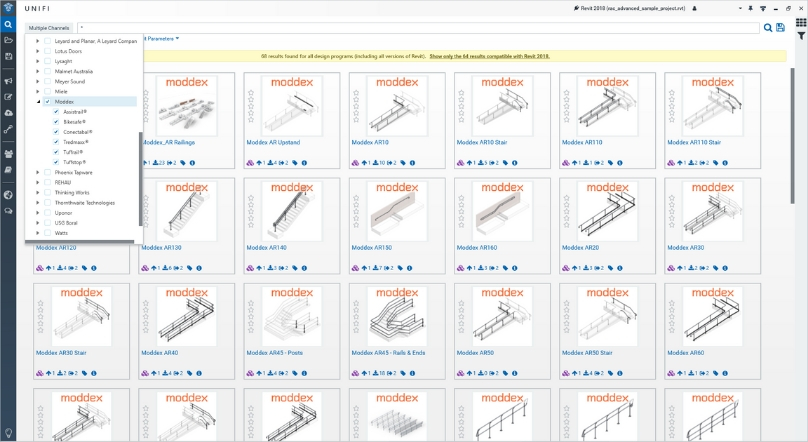 Moddex Library Available on UNIFI