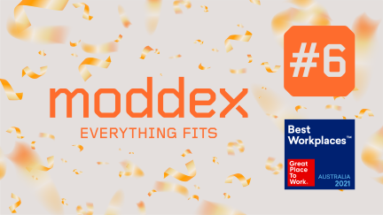 Cracking the Top 10; Moddex Ranked #6 on Australia’s A Great Place To Work.