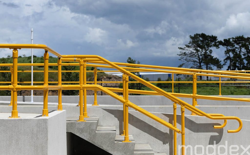 Moddex pre-engineered stainless-steel handrail systems are guaranteed to last