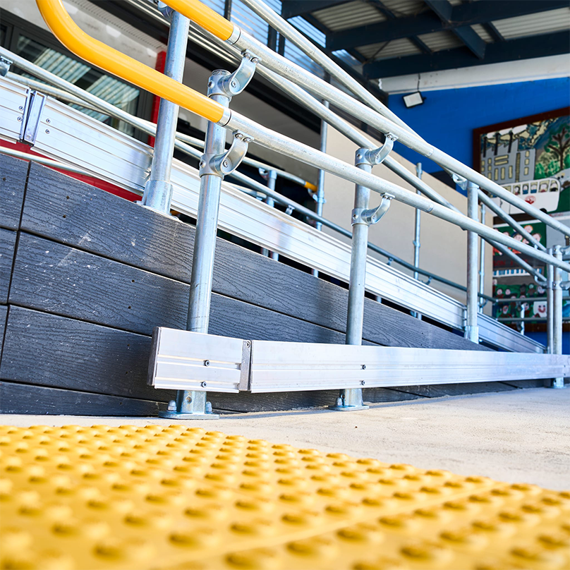 a compliant ramp for disability access