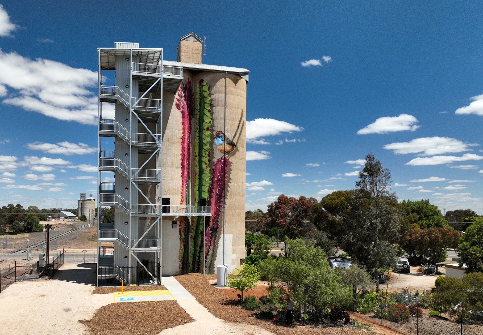 Designing safe access for elevated tourism experience at Rainbow Silo